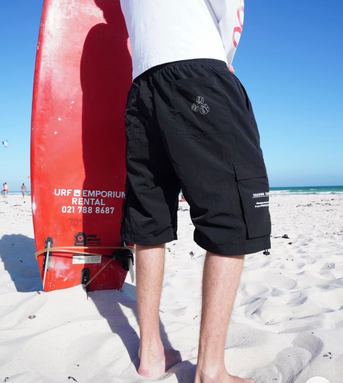 99 BLACK NYLON SHORTS