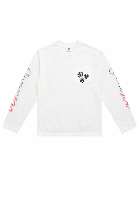 99 WHITE X SLEEVE SHIRT