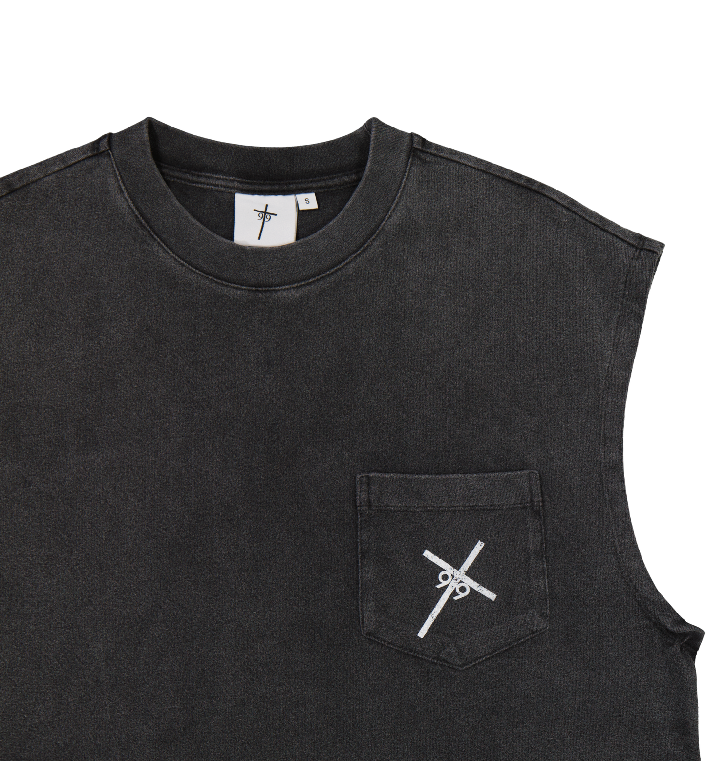 Washed 9T9 Logo Sleeveless Tee
