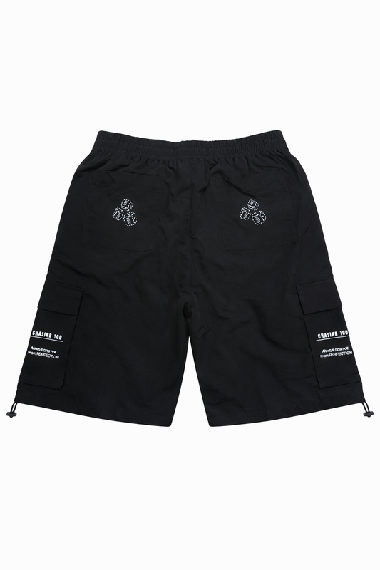 99 BLACK NYLON SHORTS