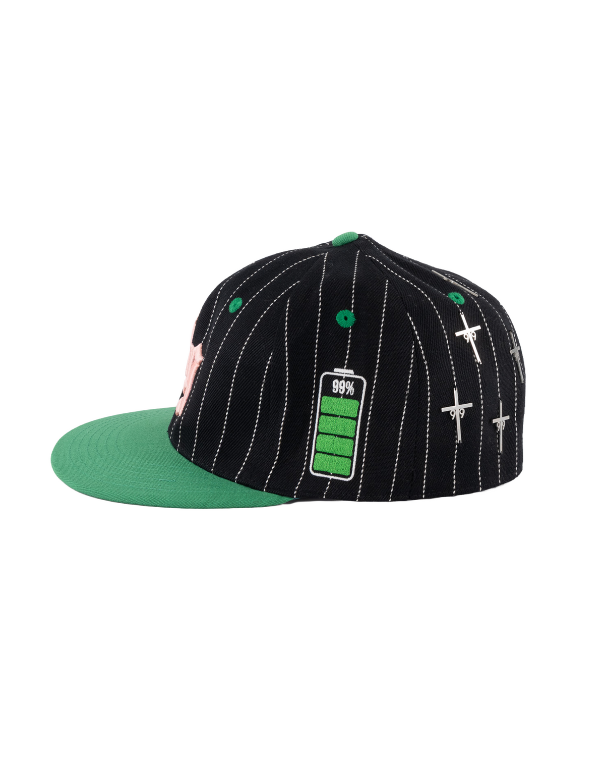 99 STRIPED FITTED HAT