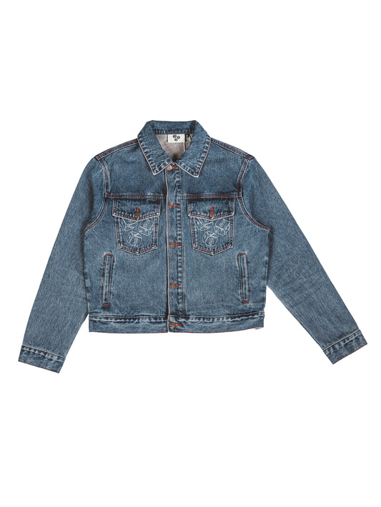 99 ROLL OF FAITH DENIM JACKET