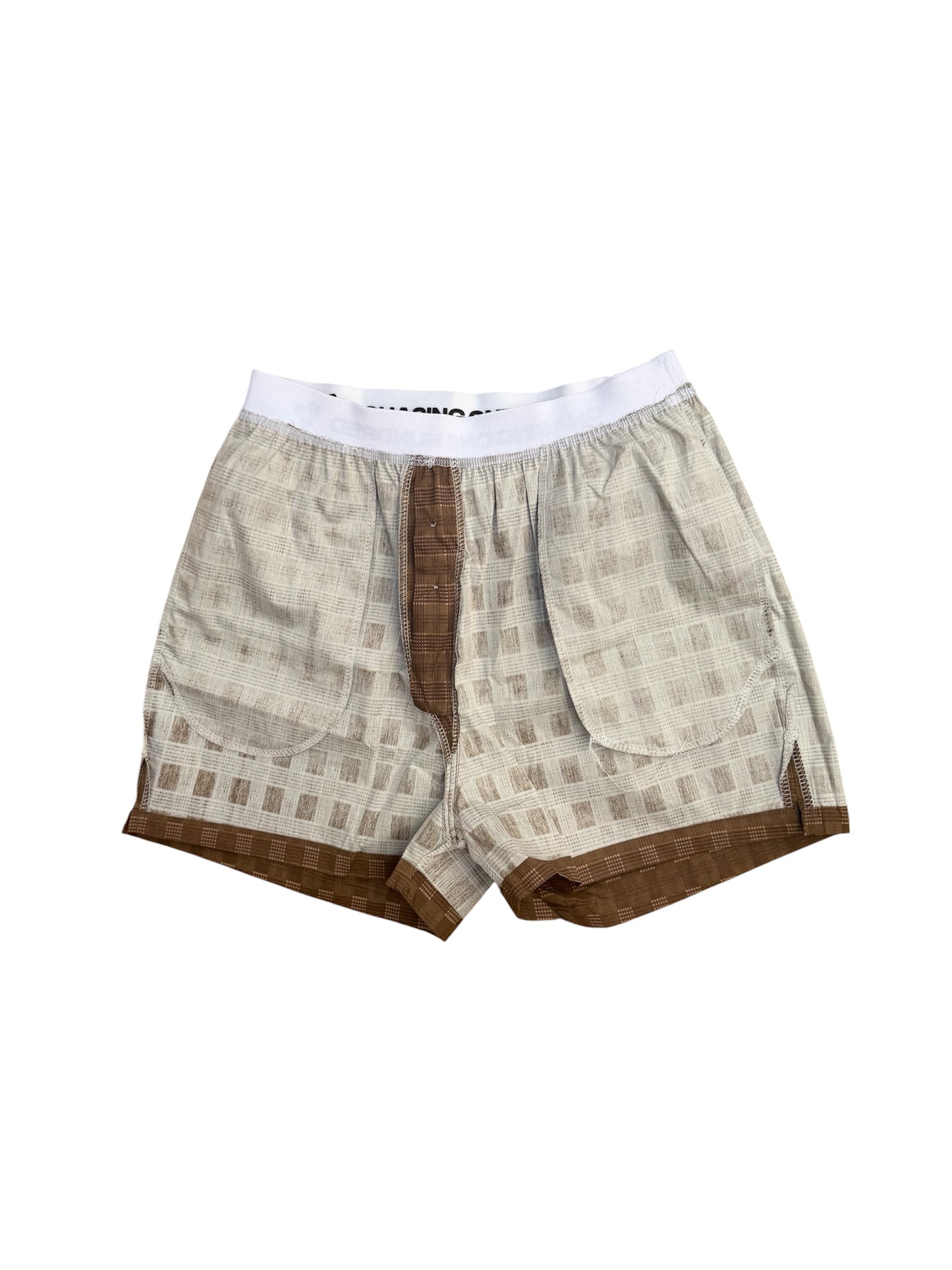 Chasing One Hundred Boxer Shorts — Brown Check